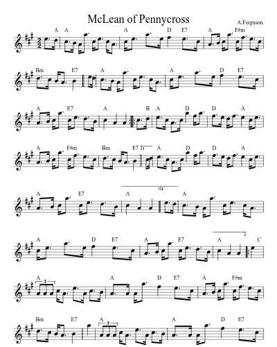 McLean of Pennycross (Version 3)