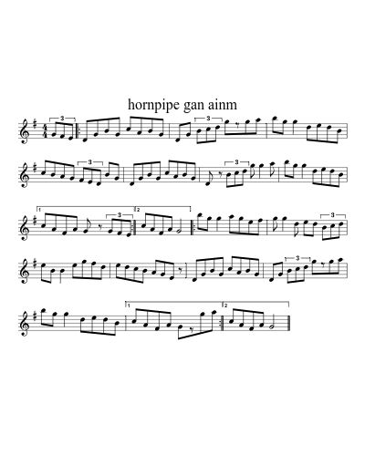 hornpipe gan ainm preview