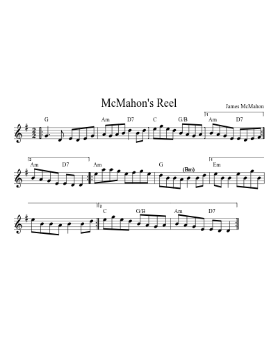 McMahon's Reel (Version 4)