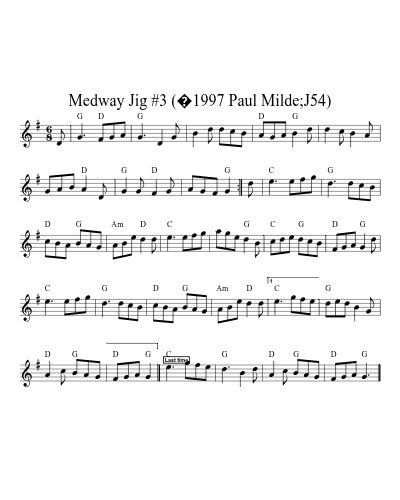 Medway Jig #3 (©1997 Paul Milde;J54)