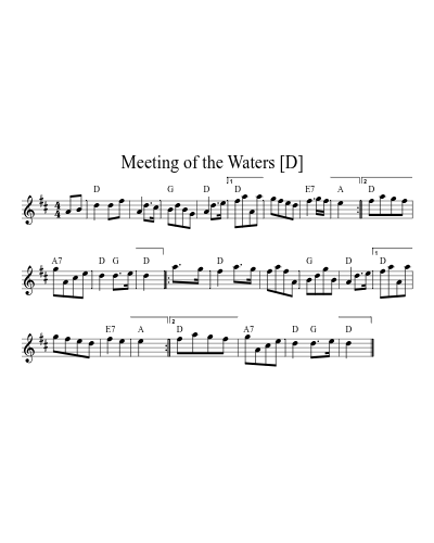 Meeting of the Waters   [D]