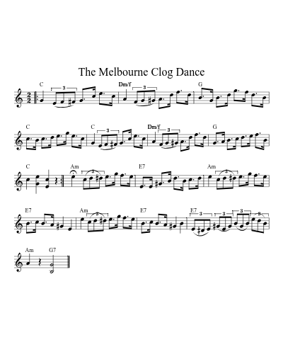 The Melbourne Clog Dance (Version 3)