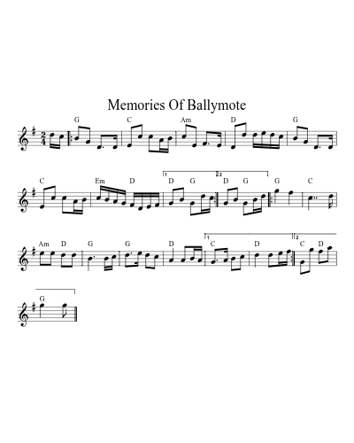 Memories Of Ballymote