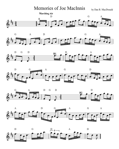 Memories of Joe MacInnis (Version 3)