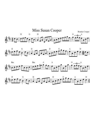 Miss Susan Cooper