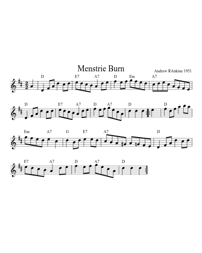 Menstrie Burn (Version 4)