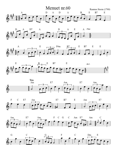 Menuet nr.60
