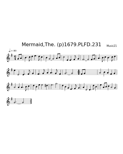 Mermaid,The. (p)1679.PLFD.231