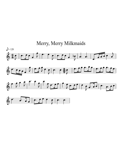 Merry, Merry Milkmaids