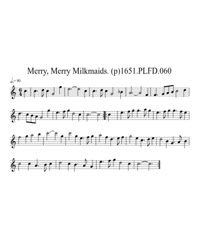 Merry, Merry Milkmaids. (p)1651.PLFD.060