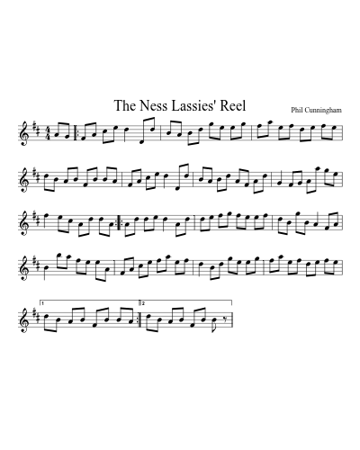 The Ness Lassies' Reel