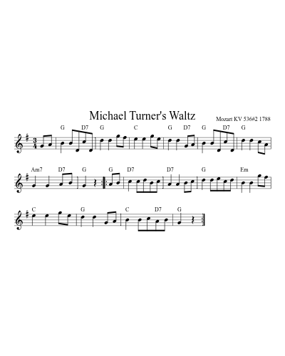 Michael Turner's Waltz (Version 3) preview