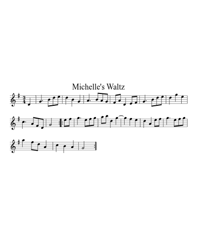 Michelle's Waltz preview
