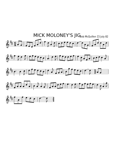 MICK MOLONEY'S JIG (Version 2)