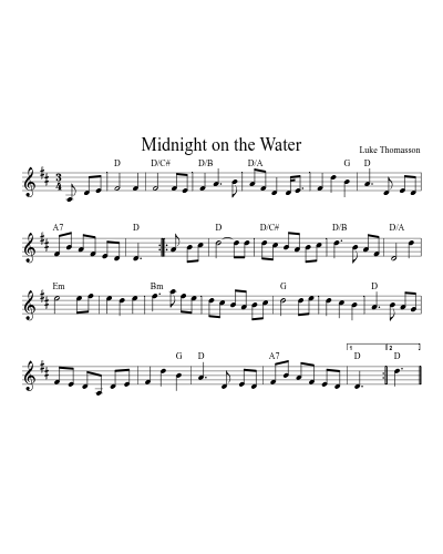 Midnight on the water (Version 5)