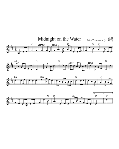 Midnight on the water (Version 7)
