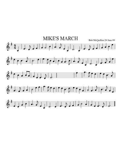 MIKE'S MARCH (Version 2)