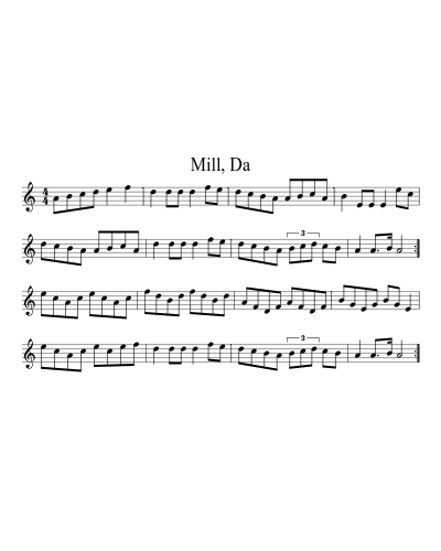 Mill, Da (Version 2)