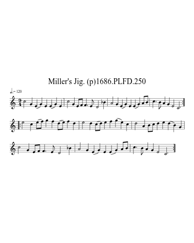 Miller's Jig. (p)1686.PLFD.250