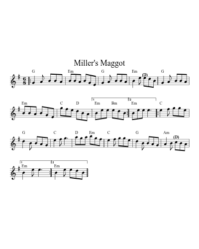 Miller's Maggot (Version 3) preview