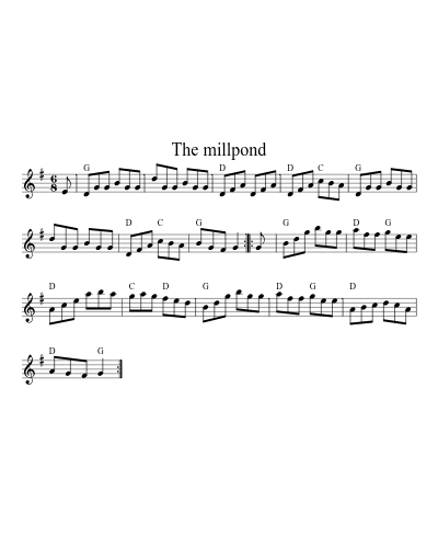 The millpond (Version 2)