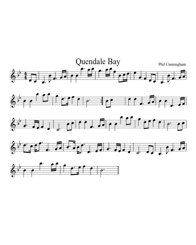 Quendale Bay preview
