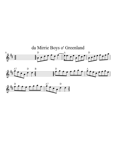 da Mirrie Boys o' Greenland