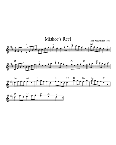 MISKOE'S REEL (Version 2)