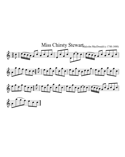 Miss Chirsty Stewart