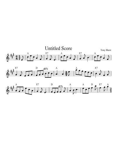 Miss Jeans Jig sheet music preview