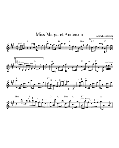 Miss Margaret Anderson