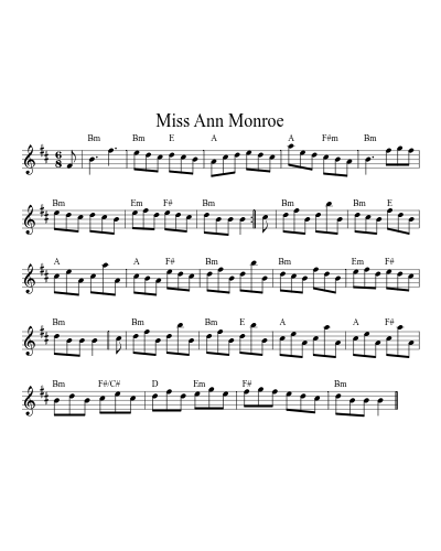 Miss Ann Monroe (Version 2)