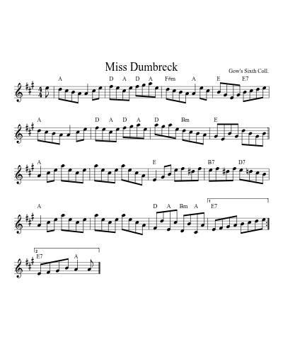Miss Dumbreck (Version 3) preview