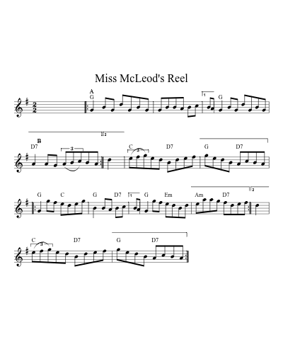 Miss McLeod's Reel (Version 5)