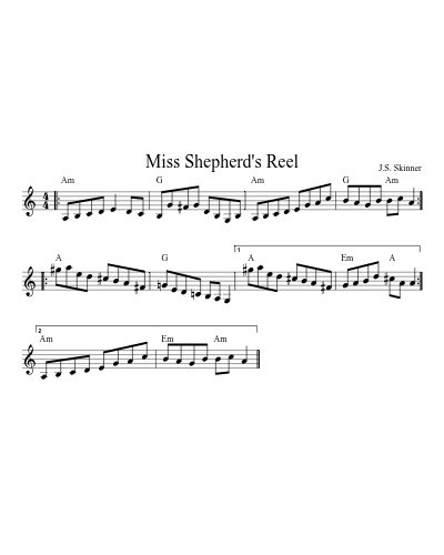 Miss Shepherd's Reel