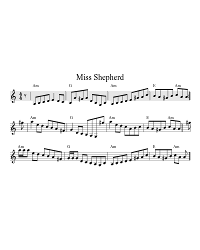 Miss Shepherd (Version 5)