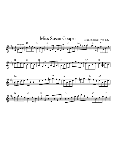 Miss Susan Cooper (Version 11)