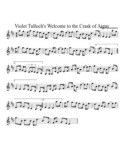 Violet Tulloch's Welcome to the Crask of Aigas