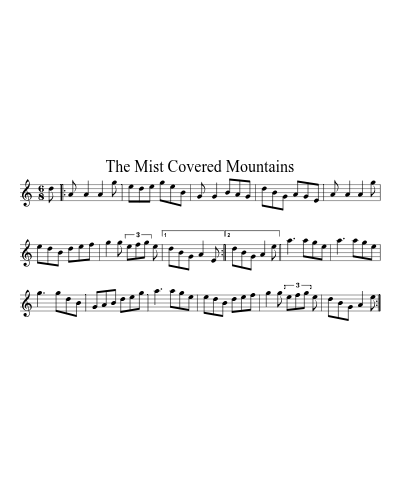 the Mist Covered Mountains (Version 2)