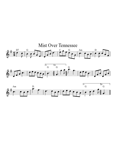 Mist Over Tennessee (Version 3)