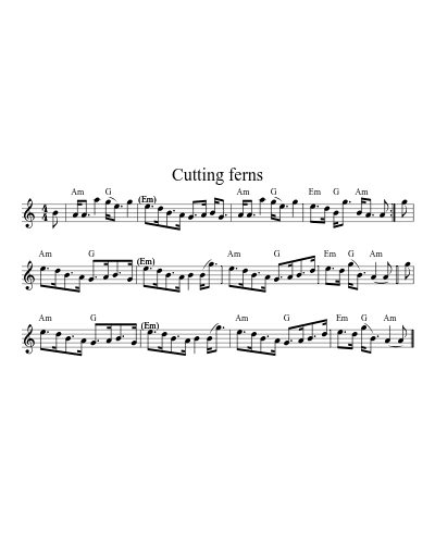 Cutting ferns preview