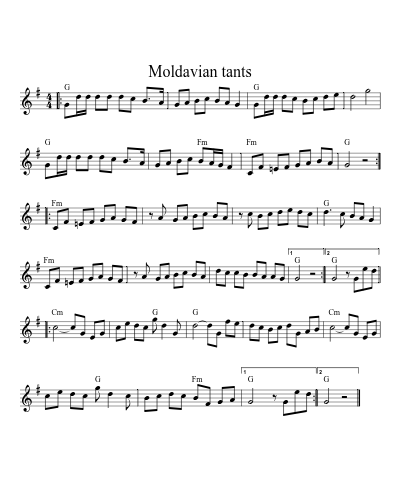 Moldavian tants (Moldavian Tants2)