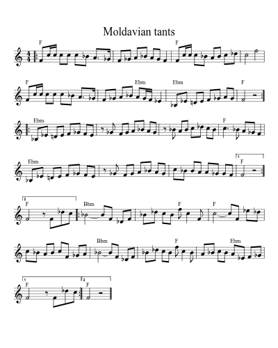 Moldavian tants (Version 3)