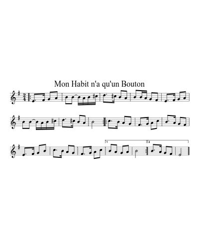 Mon Habit n'a qu'un Bouton preview