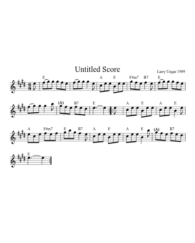 Money in both pockets (Version 9) sheet music preview