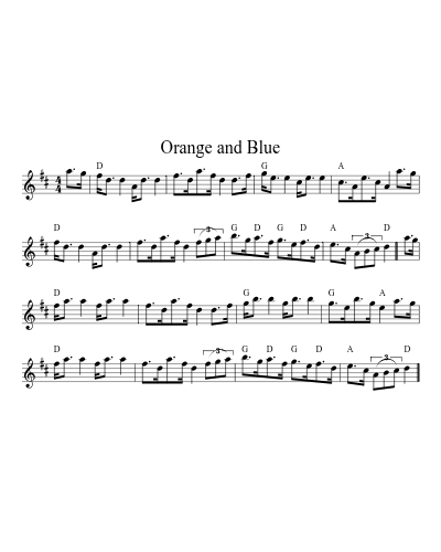 Orange and Blue (Version 2)