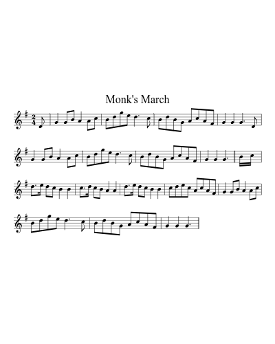 Monk's March (Version 7)