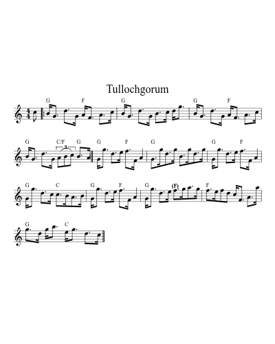 Tullochgorum (Version 2) preview