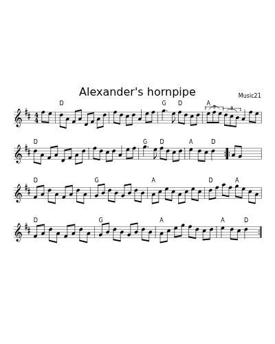 Alexander's hornpipe
