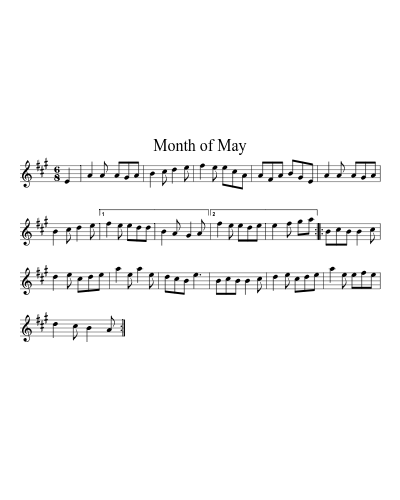 Month of May